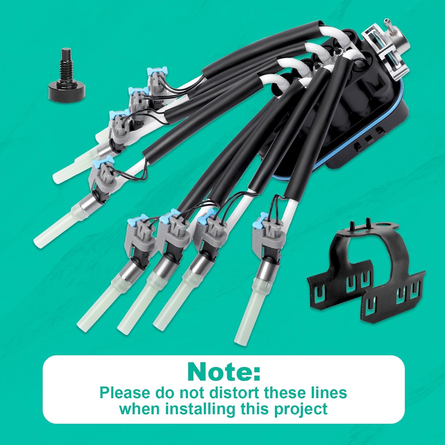 FJ504 Spider Fuel Injector Compatible with Express Tahoe Savana Suburban Yukon C1500 K1500 P30 8 Cylinder