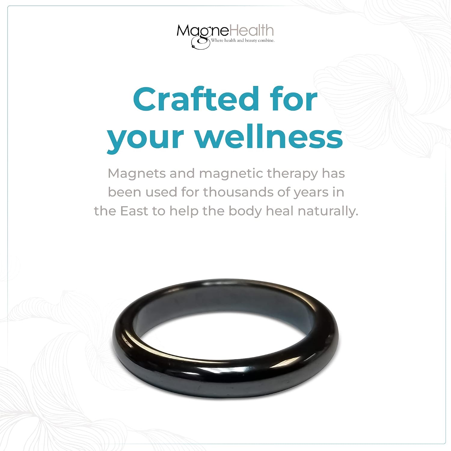 Holiday Hangover Hematite Ring, Elegant Magnetic Hematite Ring as Jewelry for Men and Women