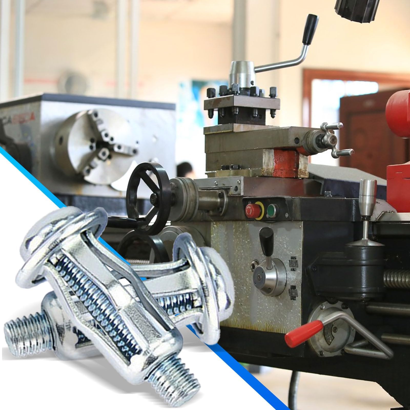 80 Dadi A Petalo M4x25mm - Viti Ad Espansione Per Cartongesso E Lamiere | Acciaio Zincato Argento - Foto 3