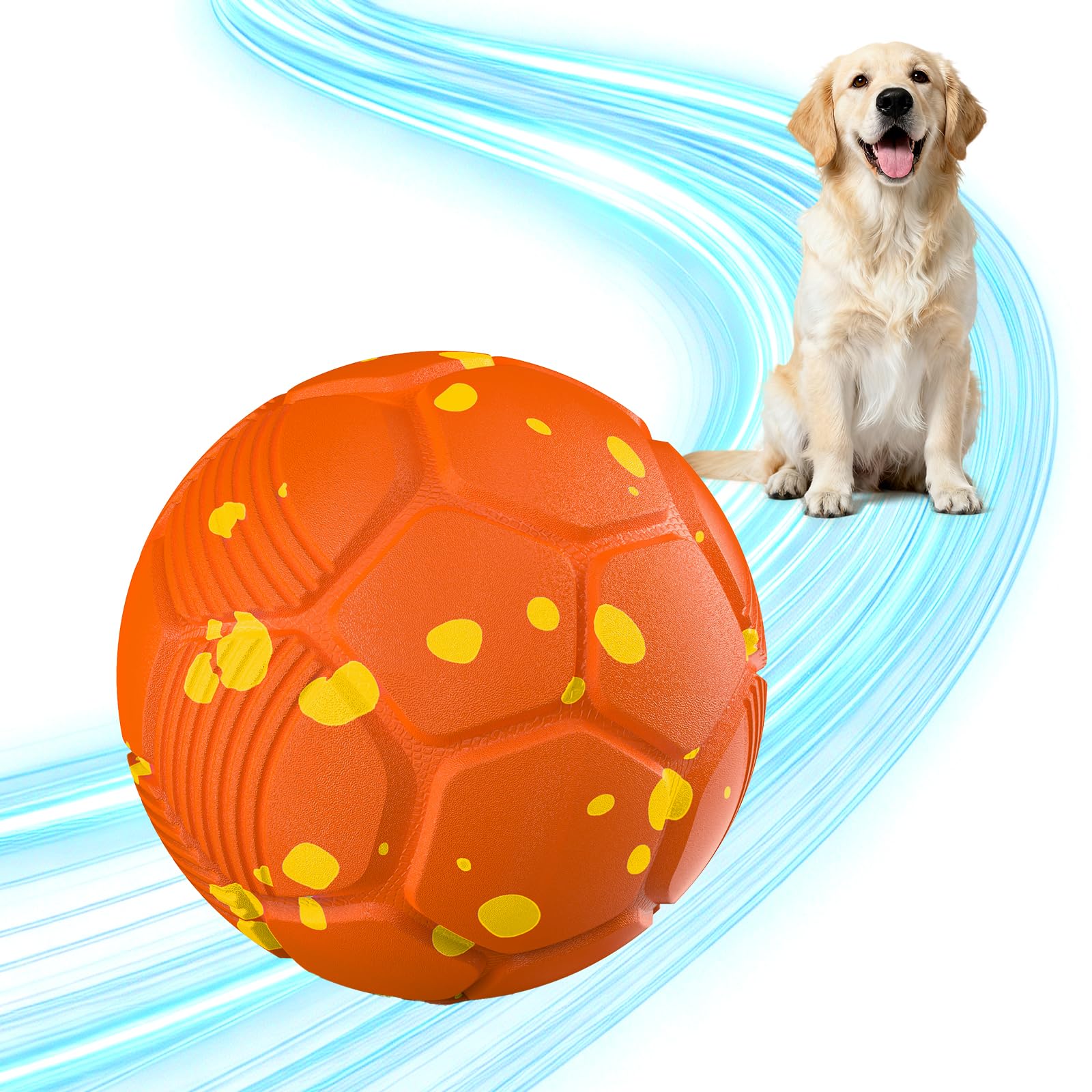 Pelota Interactiva Perro, Juguetes para Perros Inteligente, Pelota Perro Rebotadora Automatico, Juguete Inteligente con 3 Modos Recargable, Jumping Pelotas para Perros Medianos y Grandes