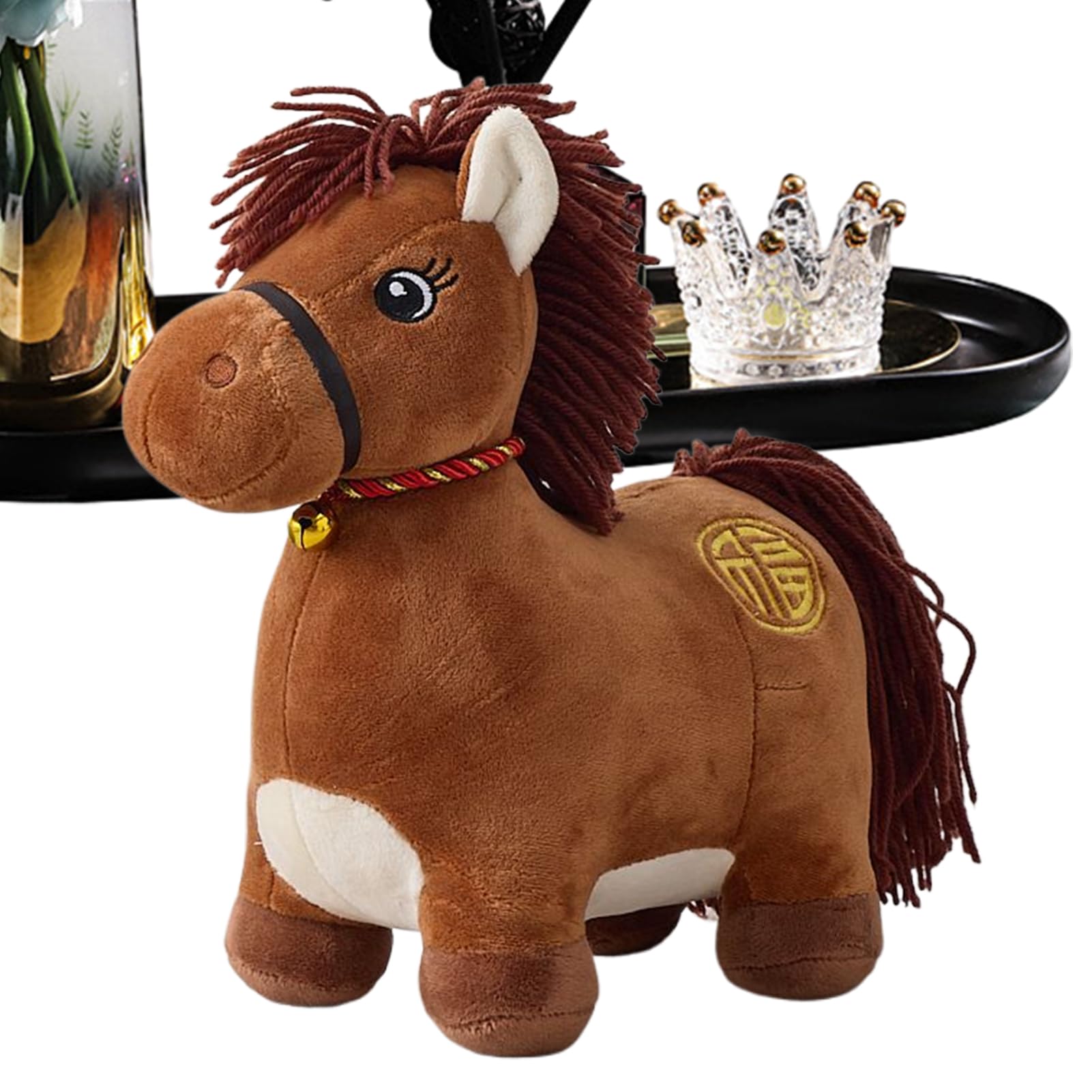 Peluche de l'année du cheval de qualité supérieure pour maison