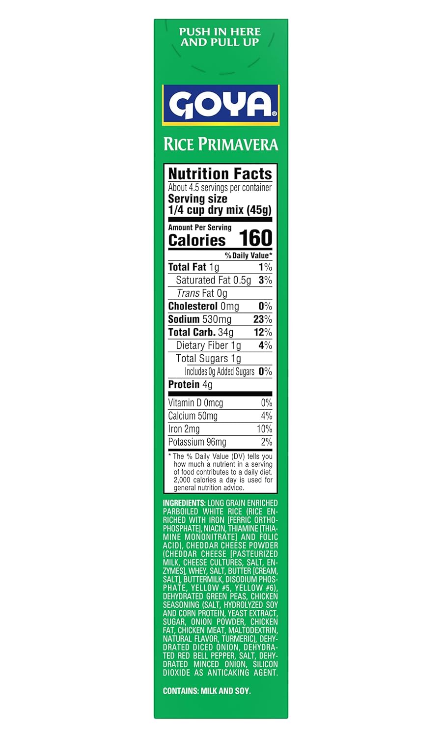 Goya Foods Rice Primavera Mix, 7 Ounce (Pack of 12)