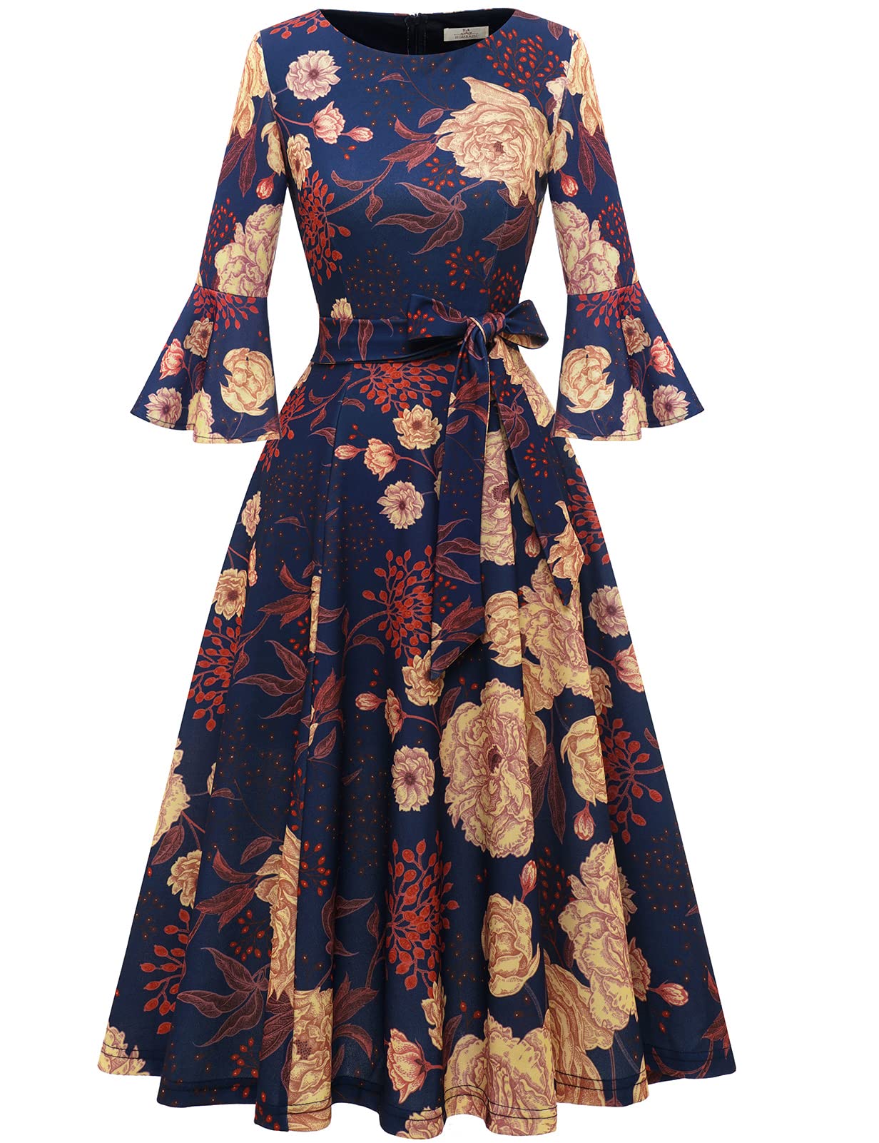 HomRain Women's Church Dresses Cocktail Tea Party Vintage Evening Dress
