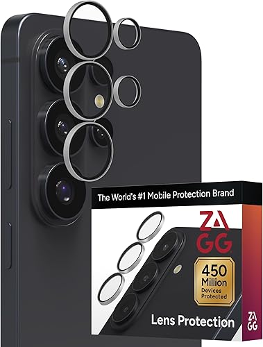 Miniatura 10 de Protector de lente de cámara ZAGG Glass Elite antirreflejo para Samsung Galaxy S25 FE - Vidrio templado, resistente a los arañazos, fotos