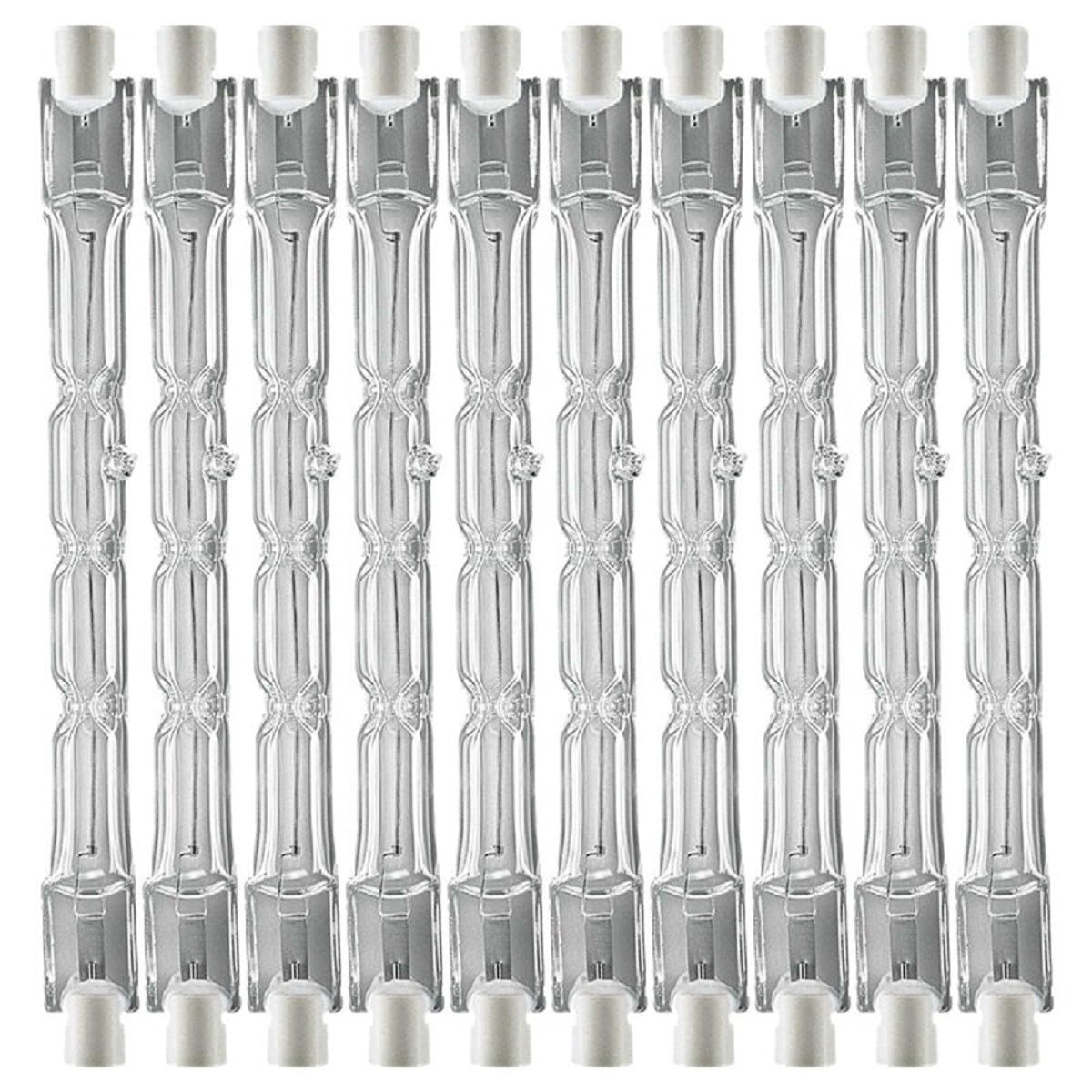 Lot de 10 ampoules halogène r7s 120 w d'osram 64696 117.6 mm