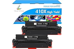 TRUE IMAGE CF410X High Yield Black Toner Cartridge Compatible with HP