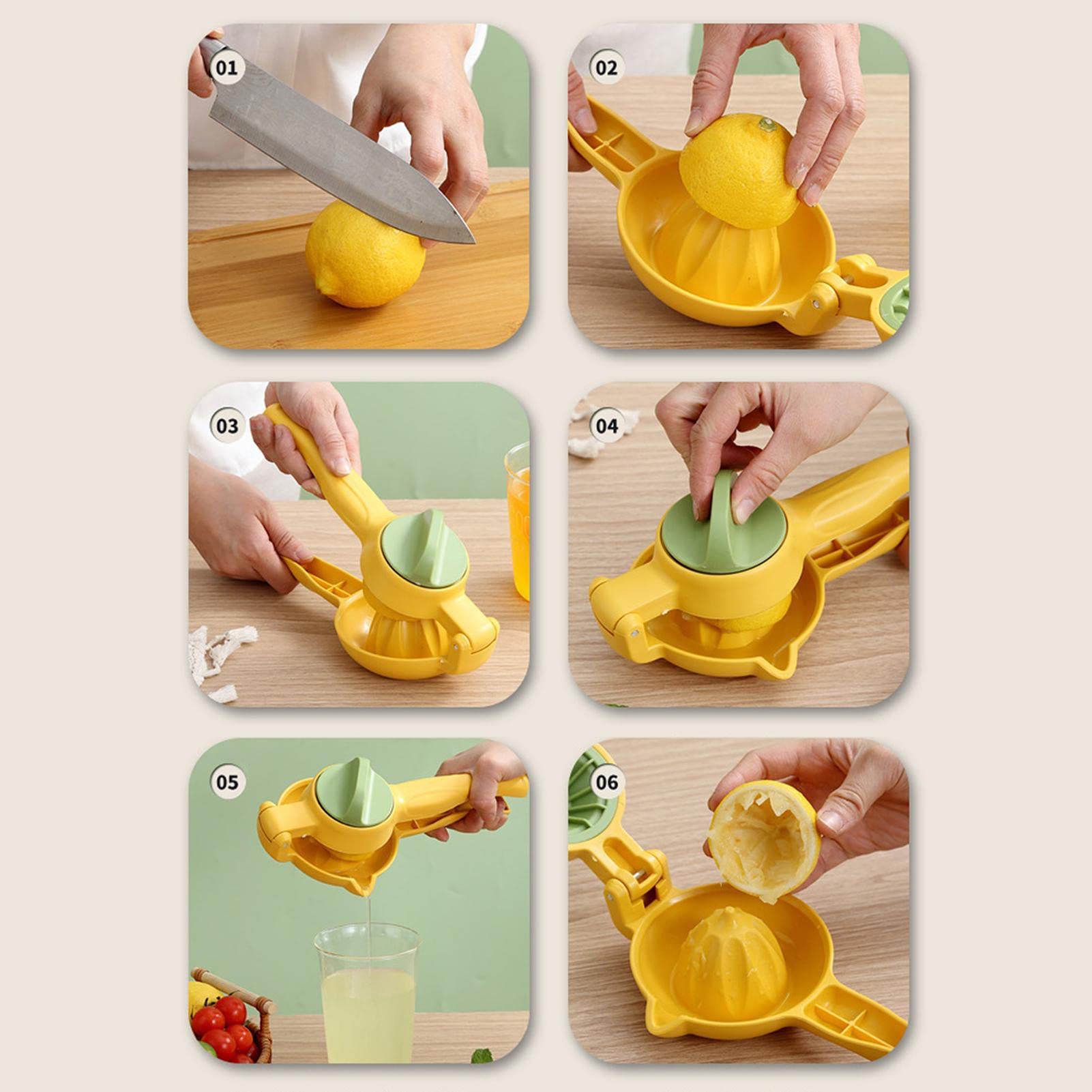 LEMROE Presse à Main Presse-agrumes Outil Ménage Manuel Presse-agrumes Bouteille De Jus Presse Fruits Machine Extracteur Presse A Main Tasse Orange 95472217