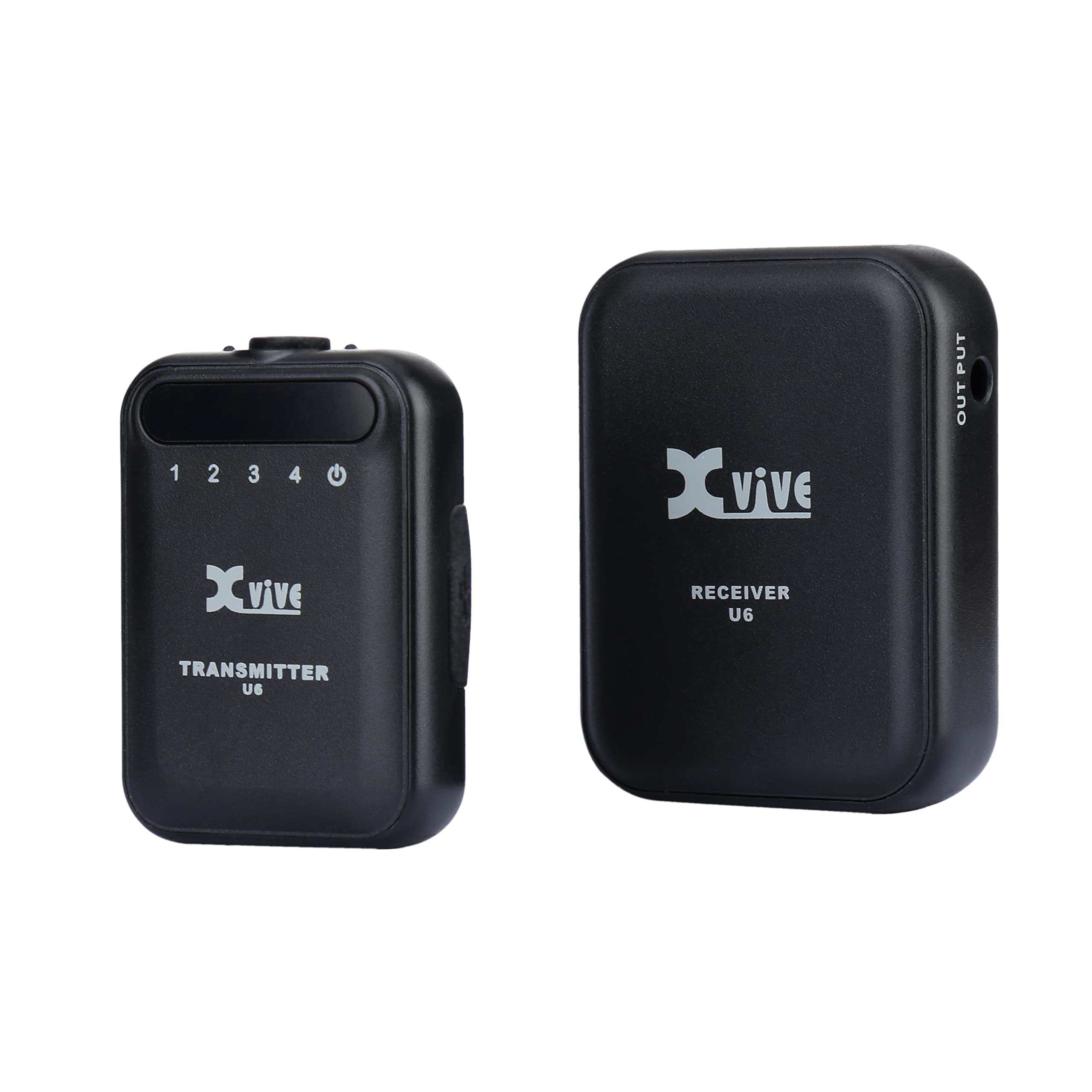 XVive U6 Compact Wireless Mic System – Kabelloses Mikrofon‑Set für Video, Kamera & Smartphone, 2,4 GHz, 24‑Bit / 48 kHz