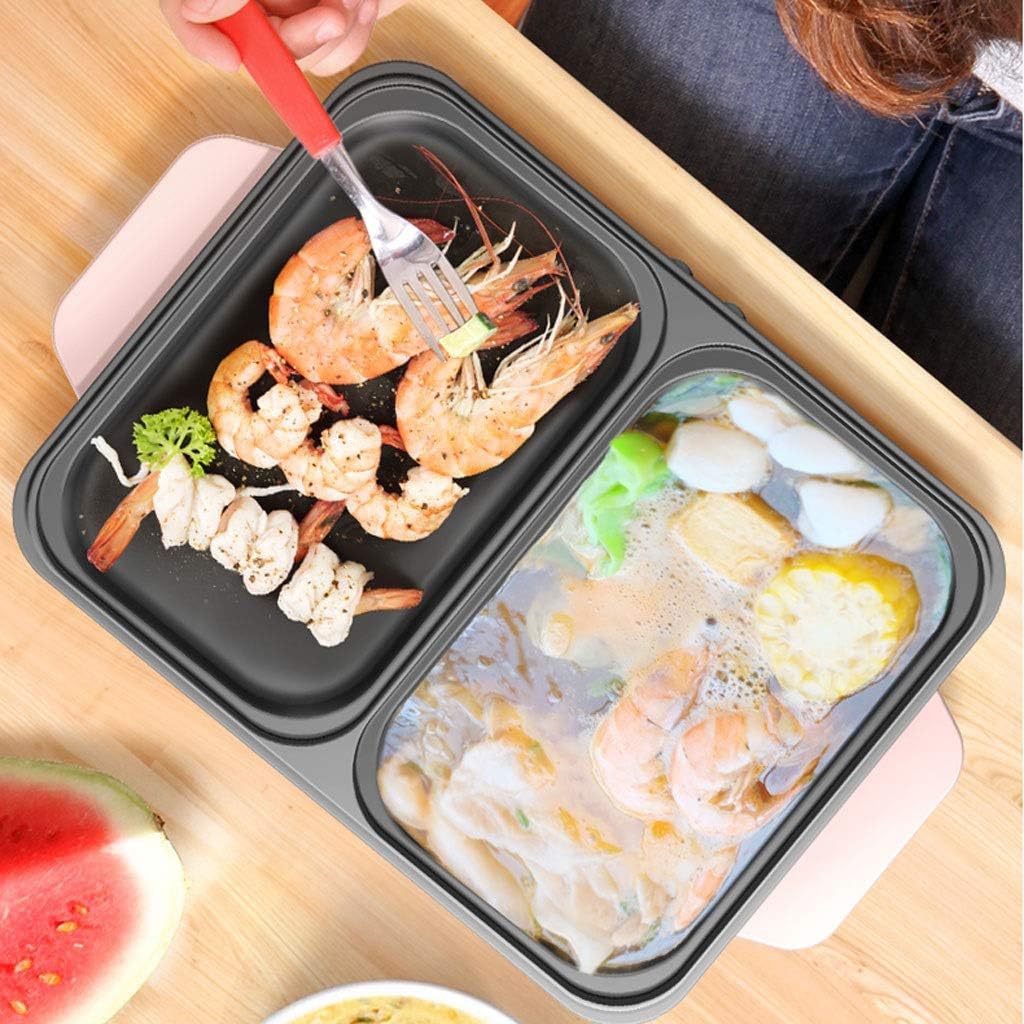 Pot Barbecue Machine，Electric Grill Indoor Hot, Teppanya 2-in-1 Non-stick Achine