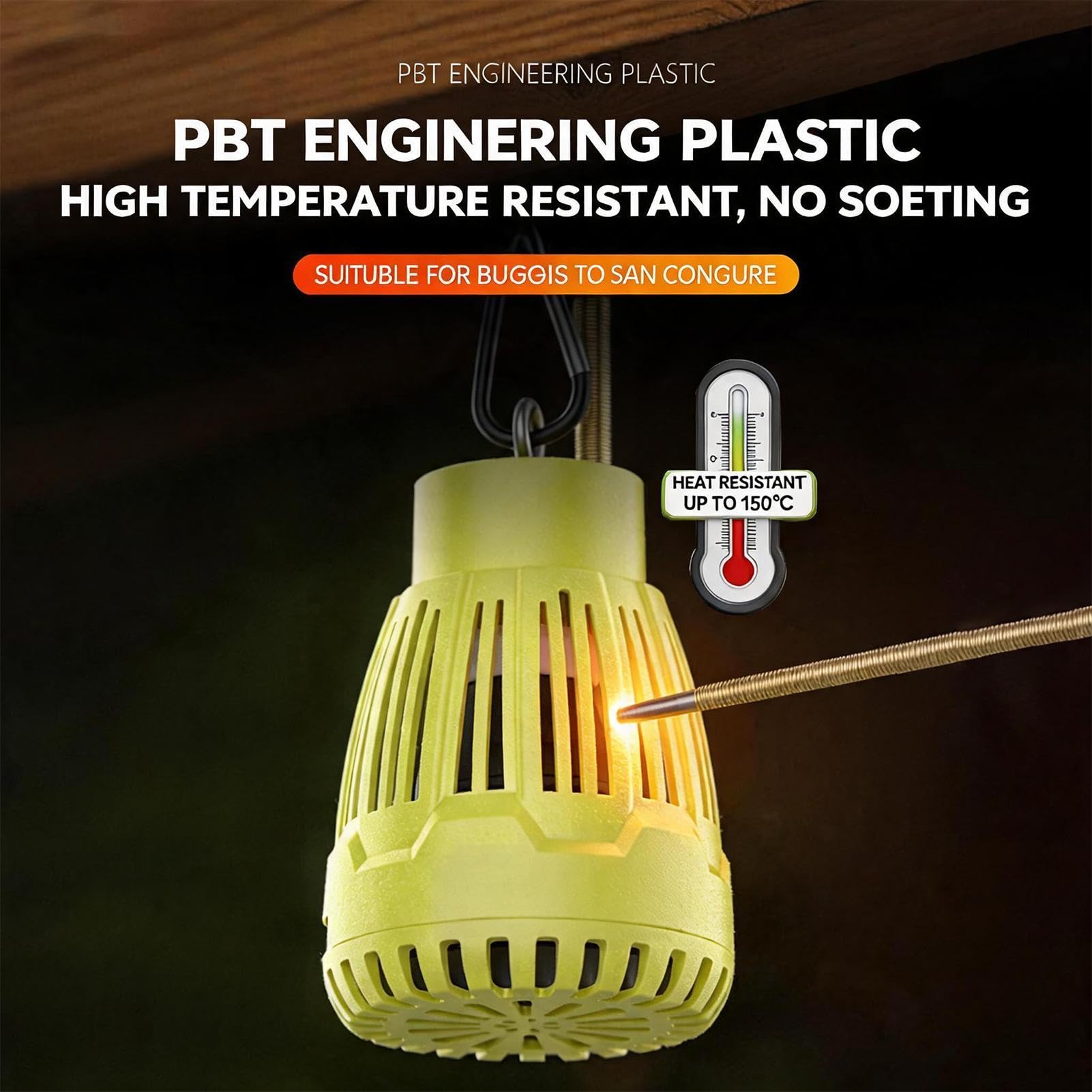 Ogrzewacz Dla Ptaków Regulowana Termostatyczna Bezpieczna Elastyczna Lampa