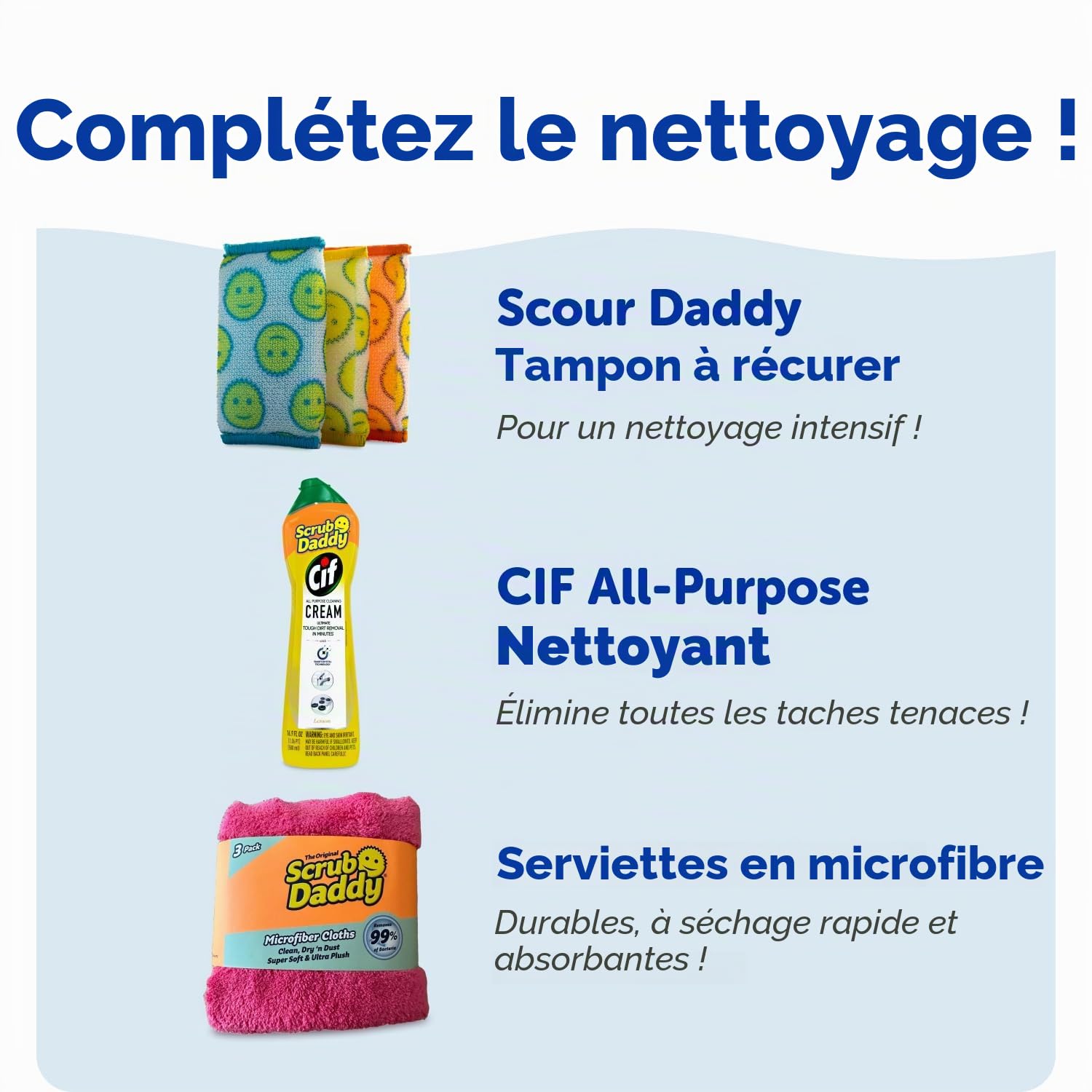 Scrub Daddy BBQ Daddy - Brosse de Nettoyage pour Barbecue avec Grattoir et Décapsuleur, Brosse Nettoyage Barbecue, sans Poils Métalliques avec FlexTexture, Brosses à BBQ, Accessoires de Nettoyage