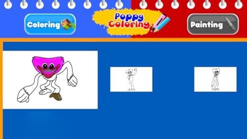 Poppy Huggy Wuggy Playtime Coloring Book