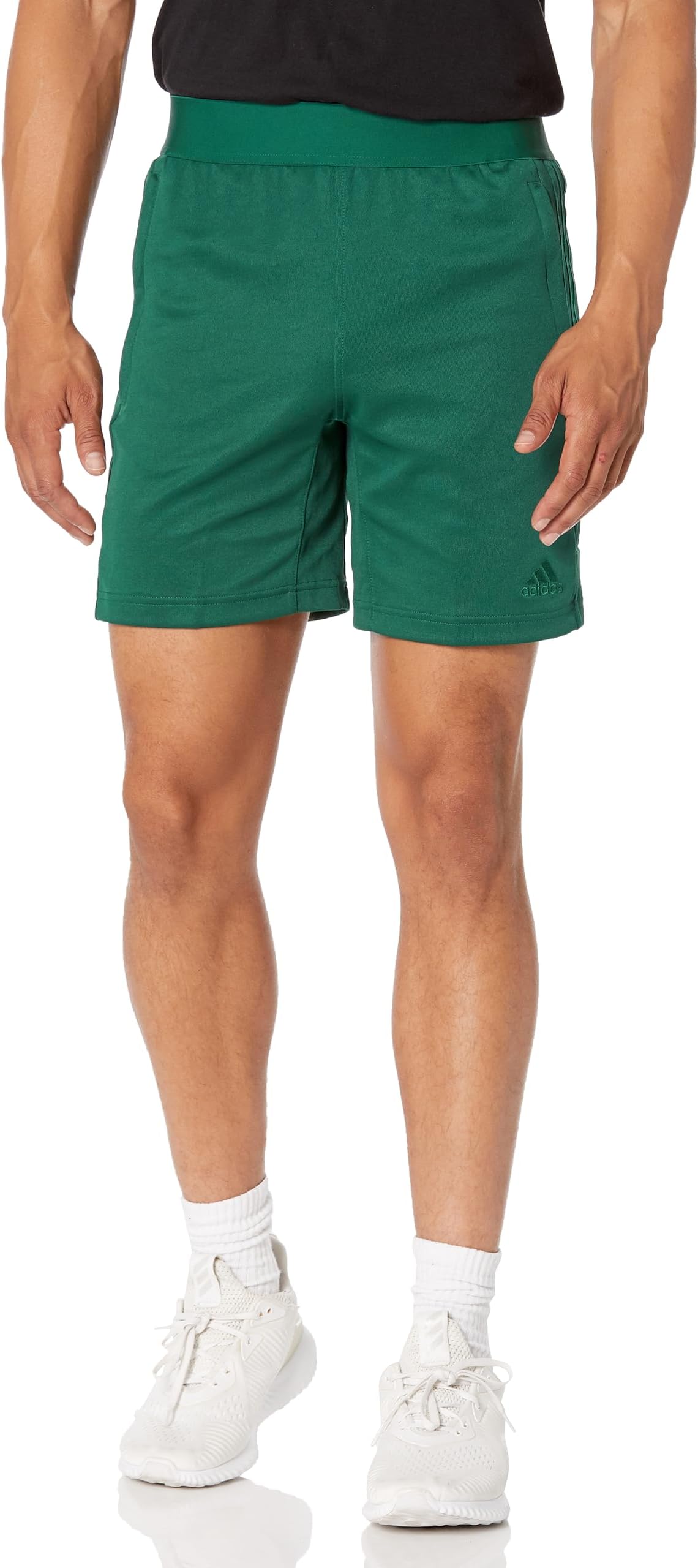 lime green adidas shorts