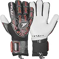 Luva de Goleiro Poker Profissional Hug Flex 4 Cor:Preto;Tamanho:8