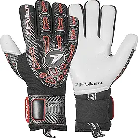 Luva de Goleiro Poker Profissional Hug Flex 4 Cor:Preto;Tamanho:8