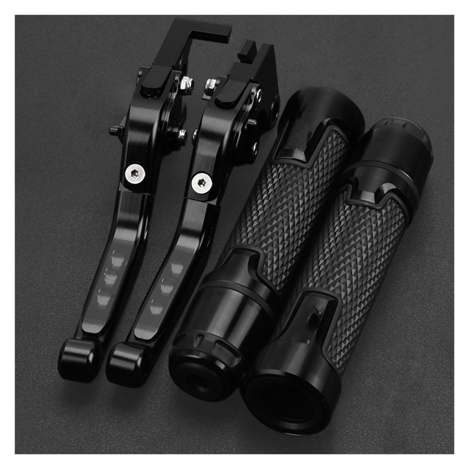 Tingyus F Motorbike Brake Lever Or Vfr800 Or Vtec 2002 2003-2008 Motorcycle Extendable Brake Clutch Levers Handlebar Grips Ends(F)