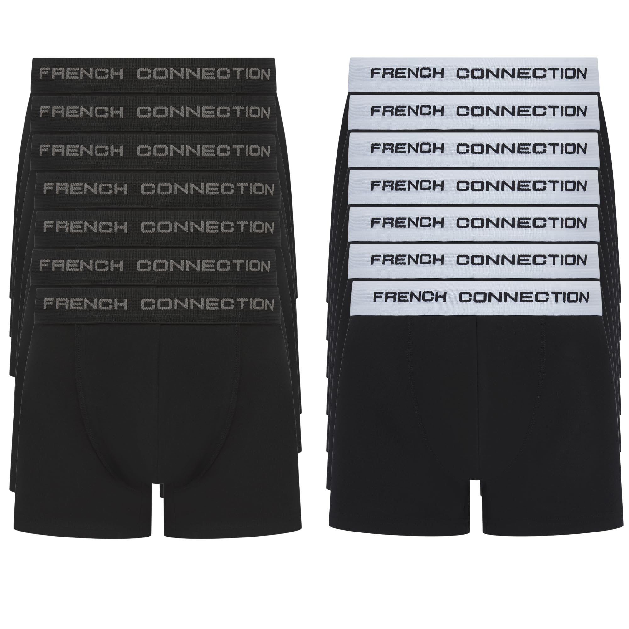 French Connection FC51 Mens Boxer Shorts Multipack Cotton Stretch Underwear