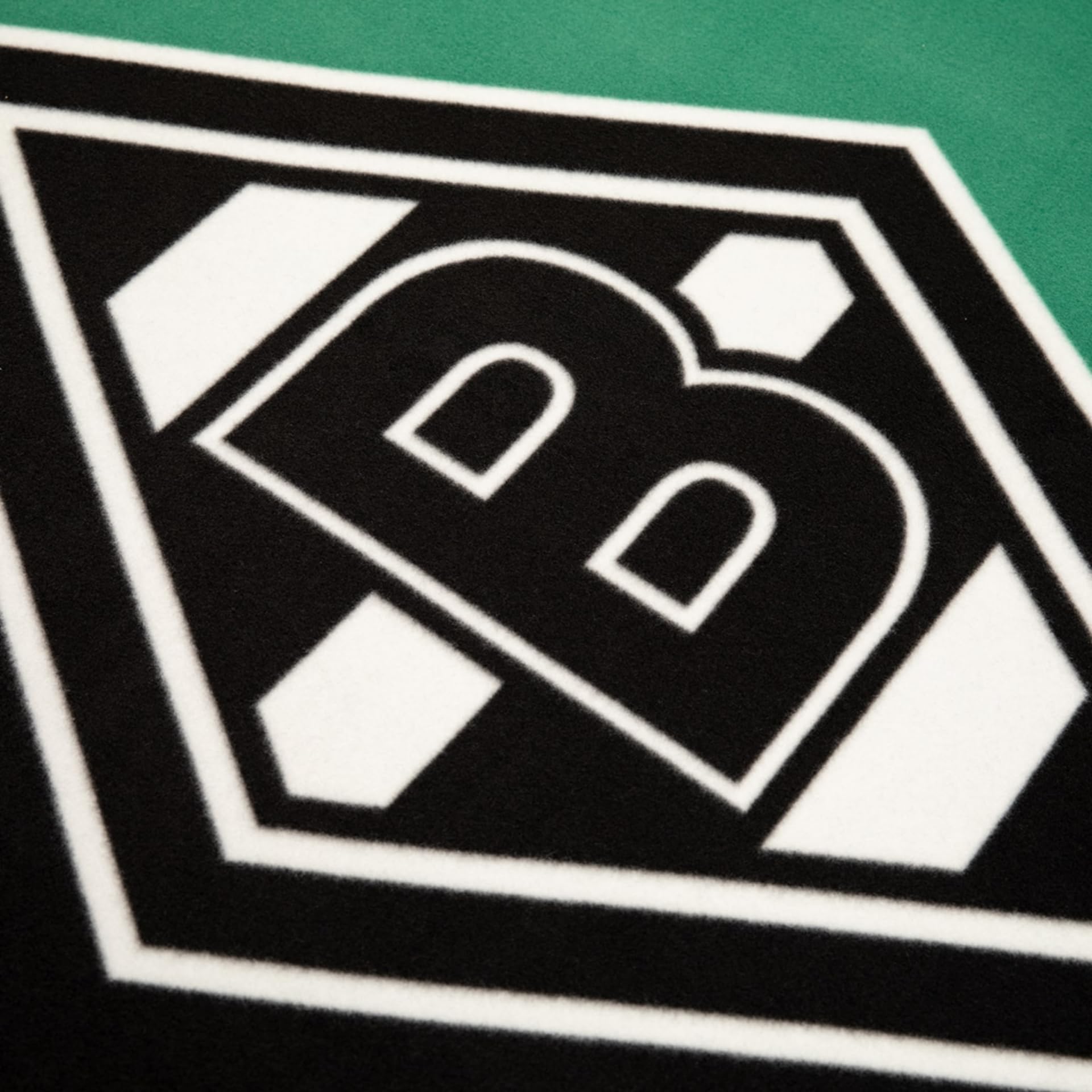 Borussia Mönchengladbach Fan Bundle – Kissen & Fleecedecke | Offizieller Fanartikel Fohlenshop | Vereinslogo & Retro-Design | Kuscheliges Set für Sofa & Fan-Zimmer