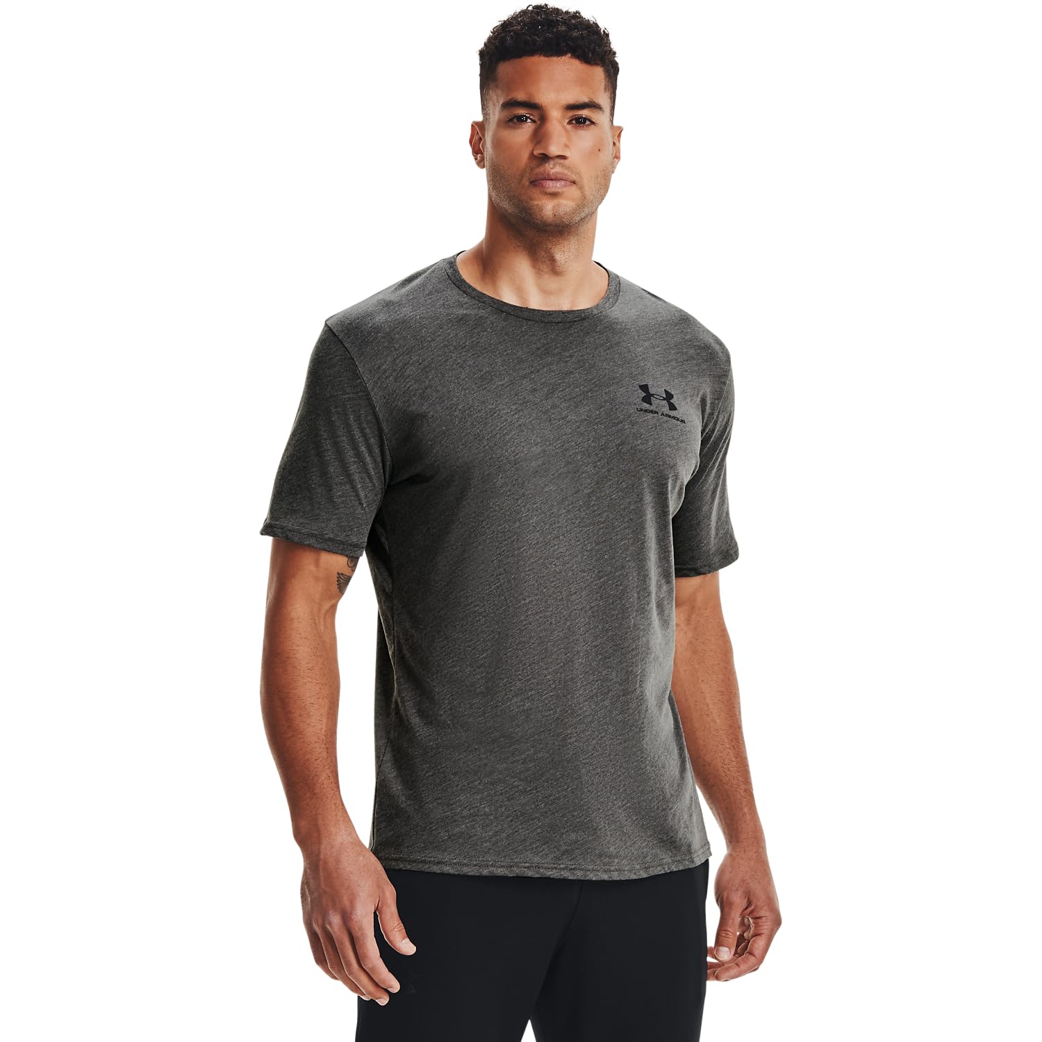 Under Armour Uomo Sportstyle Left Chest Tee 1 T-Shirt Not Applicable, Grigio (Grey 1326799/019), X-Small