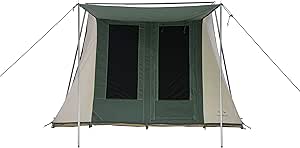WHITEDUCK PROTA 4-Season Waterproof Canvas Cabin Tent w/Windows and Awning for 4-8 People - Perfect for Family Camping, Hunting