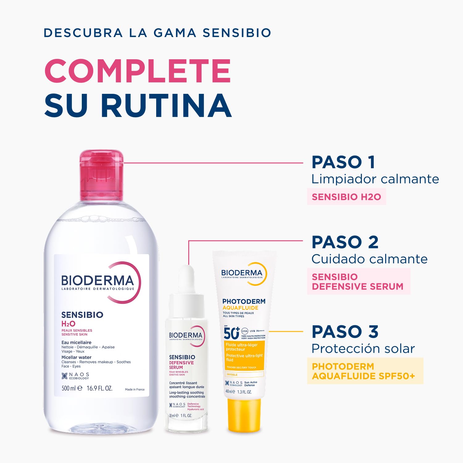 BIODERMA Sensibio Défensive Sérum - Reduce Arrugas y Líneas de Expresión - Contra el Envejecimiento Inflamatorio por Agresiones Externas - Pieles Sensibles - Tez Radiante - Frasco 30 ml
