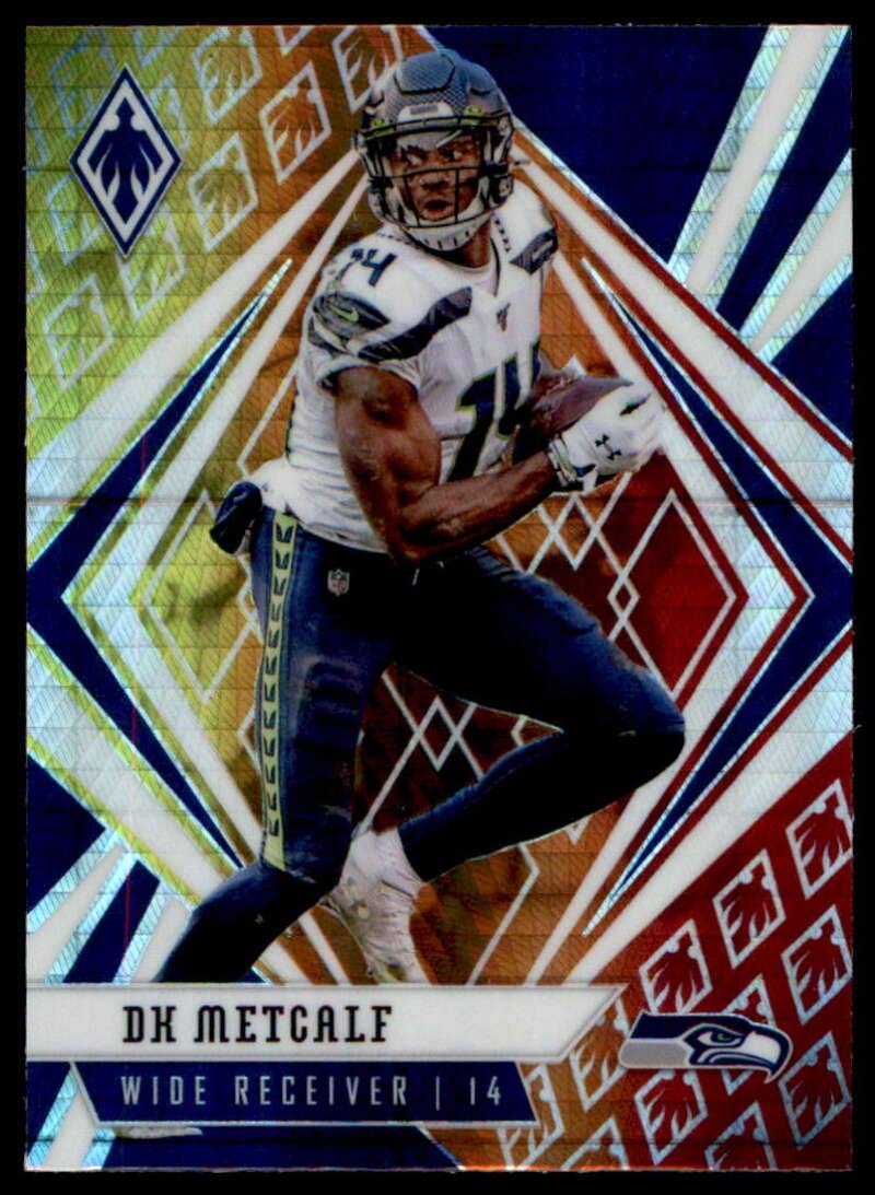 Football NFL 2020 Panini Phoenix Fire Burst #99 DK Metcalf Seahawks