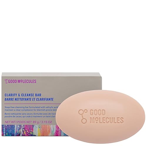 Good Molecules Barra Clarify and Cleanse paquete de 3