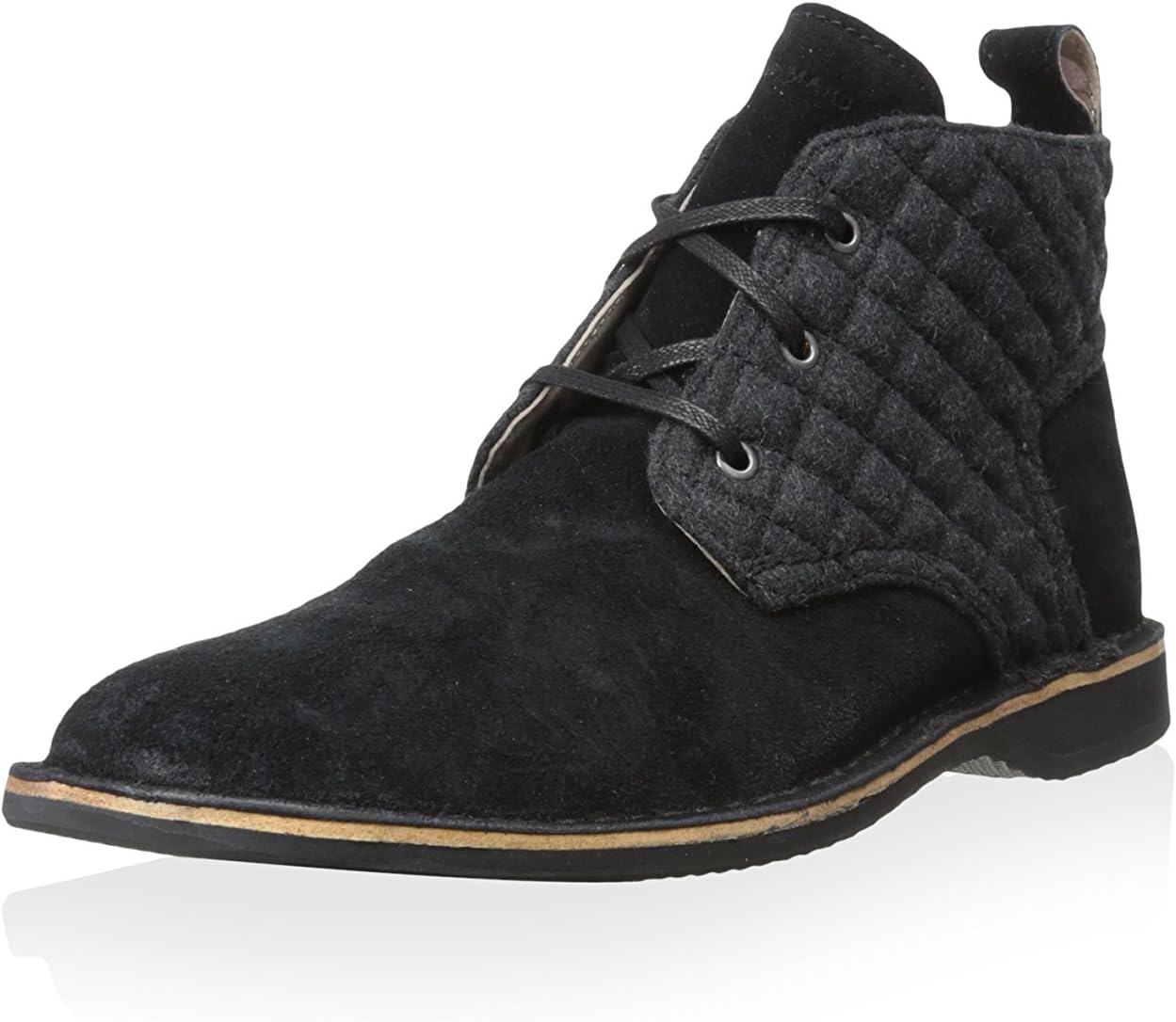 Andrew Marc Men's AMDORKSES-0034 Dorchester, Black/ Deep Natural/Natural, 11 11 M US