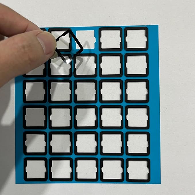 120 Piezas Espuma PES PORON para Teclados Mecánicos Hot Swappable Amortiguación miniatura 7