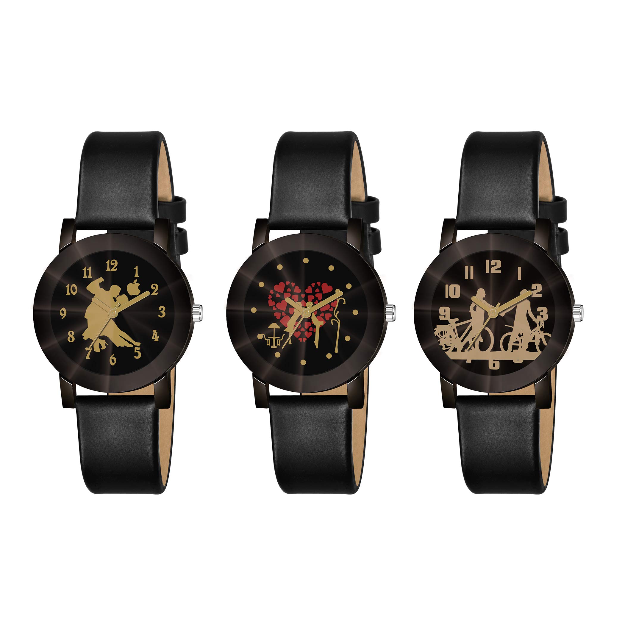 FROZIL Analog Multicolor Dial Combo Watch for Girl-Pack of 3(FHK-37-38-39) (B08GMB7RYT) Amazon Price History, Amazon Price Tracker