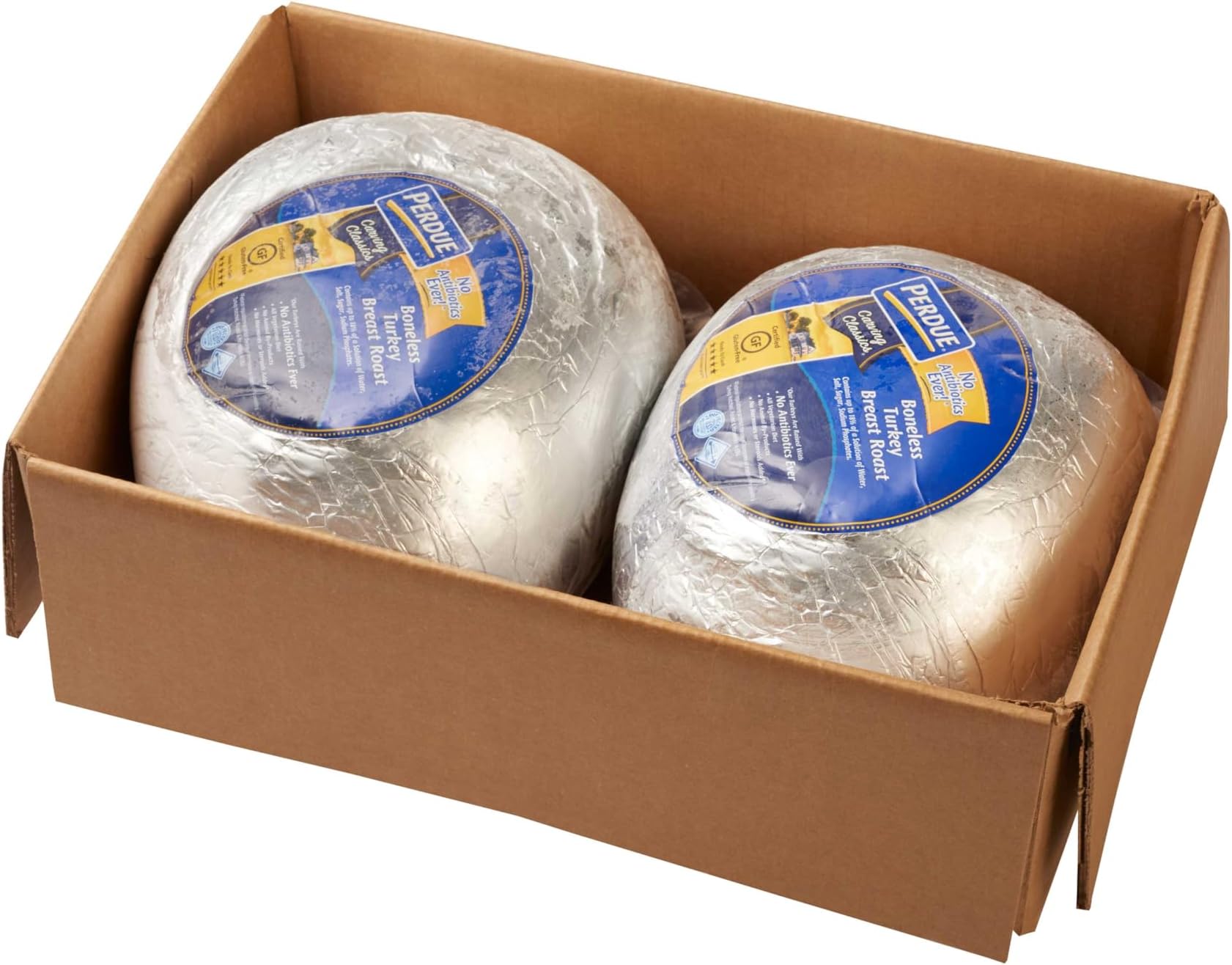 Skin On Ready to Cook Turkey Breast Foil, 9.5 Pound -- 2 per case.