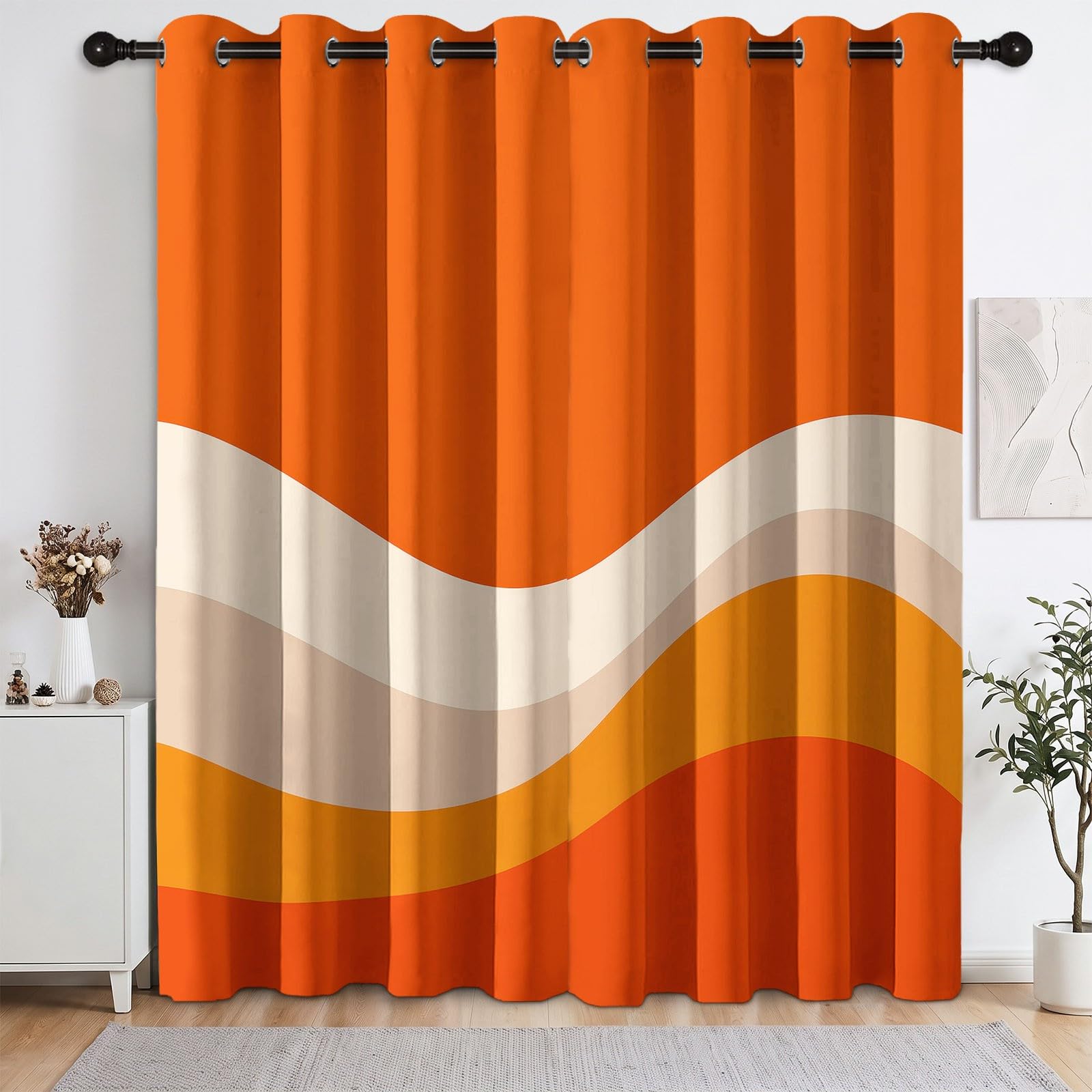 Zasłony zaciemniające w stylu vintage, wys. 229 x szer. 117 cm