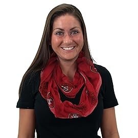 Littlearth San Francisco 49ers NFL Sheer Infinity Scarf