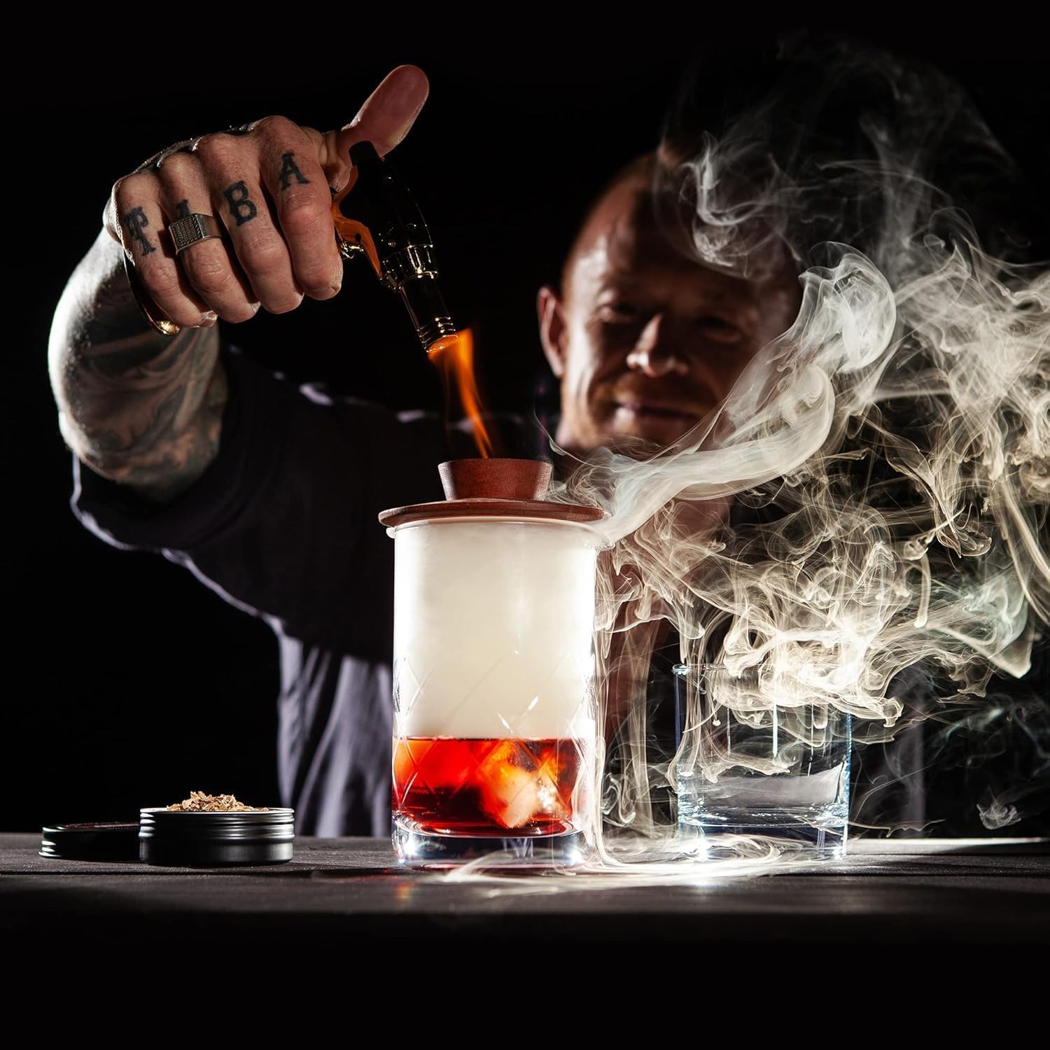 Kit Fumoir À Cocktail Pour Whisky, Infuseur À Boissons, Kit À Cocktails