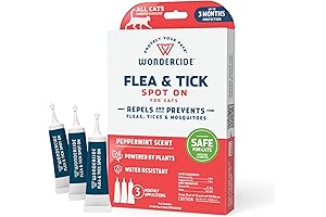 Wondercide Flea and Tick Spot On for Cats: Natural Flea, Tick, and Mosquito Prevention