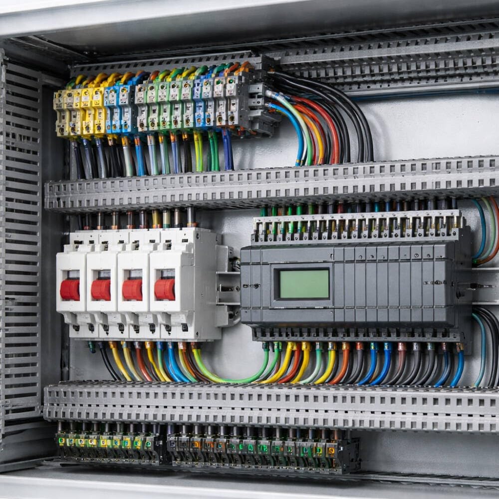Canaleta Ranurada 40x80 – 2 Metros – PVC Resistente – Gestión De Cables – Montaje Sencillo – Apto Para Instalaciones Eléctricas – Gris