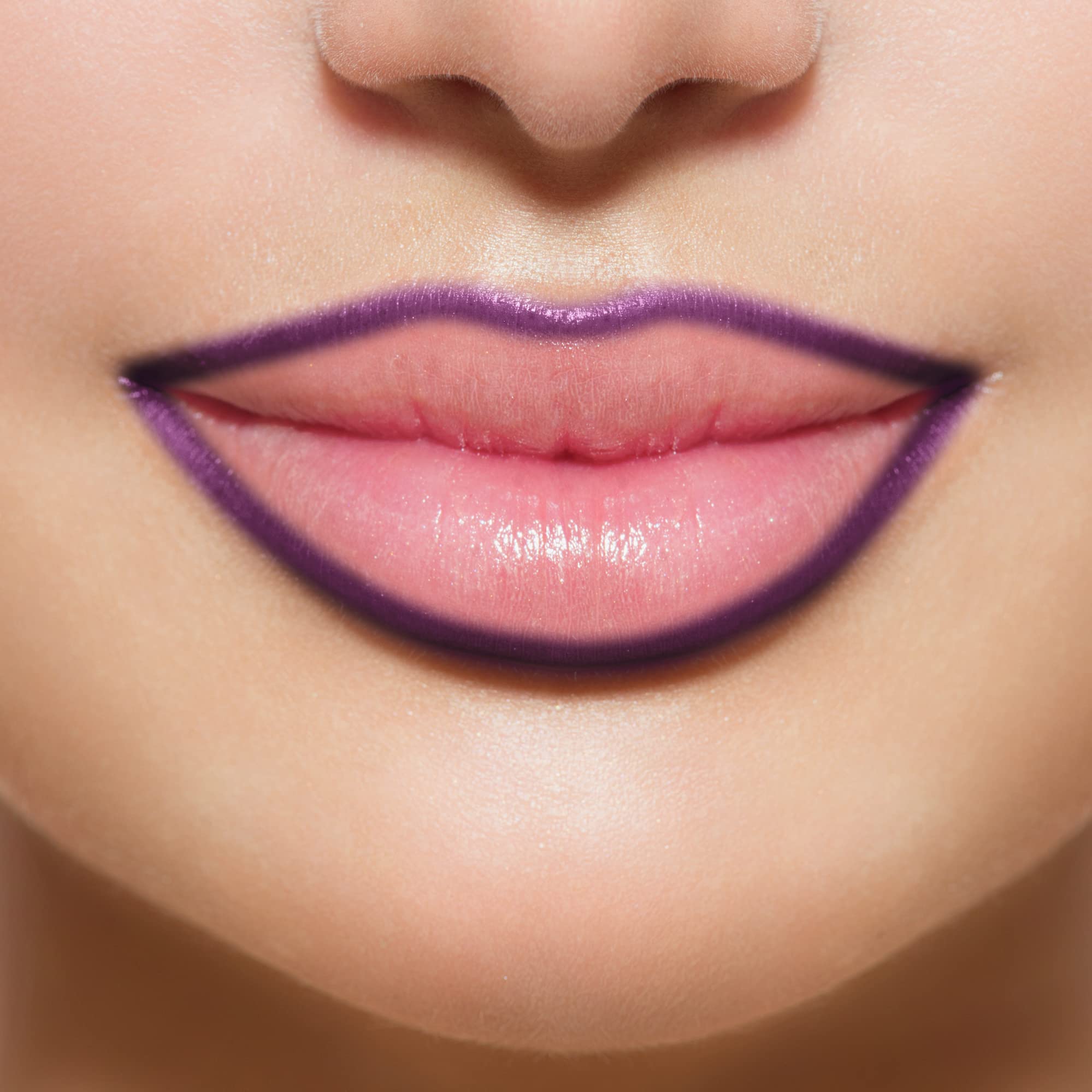 Colors Queen Lip Liner Pencil | Long Lasting & Waterproof Formula | Matte Lip Liner Pencil for Women (L-29, Matte Purple) 3