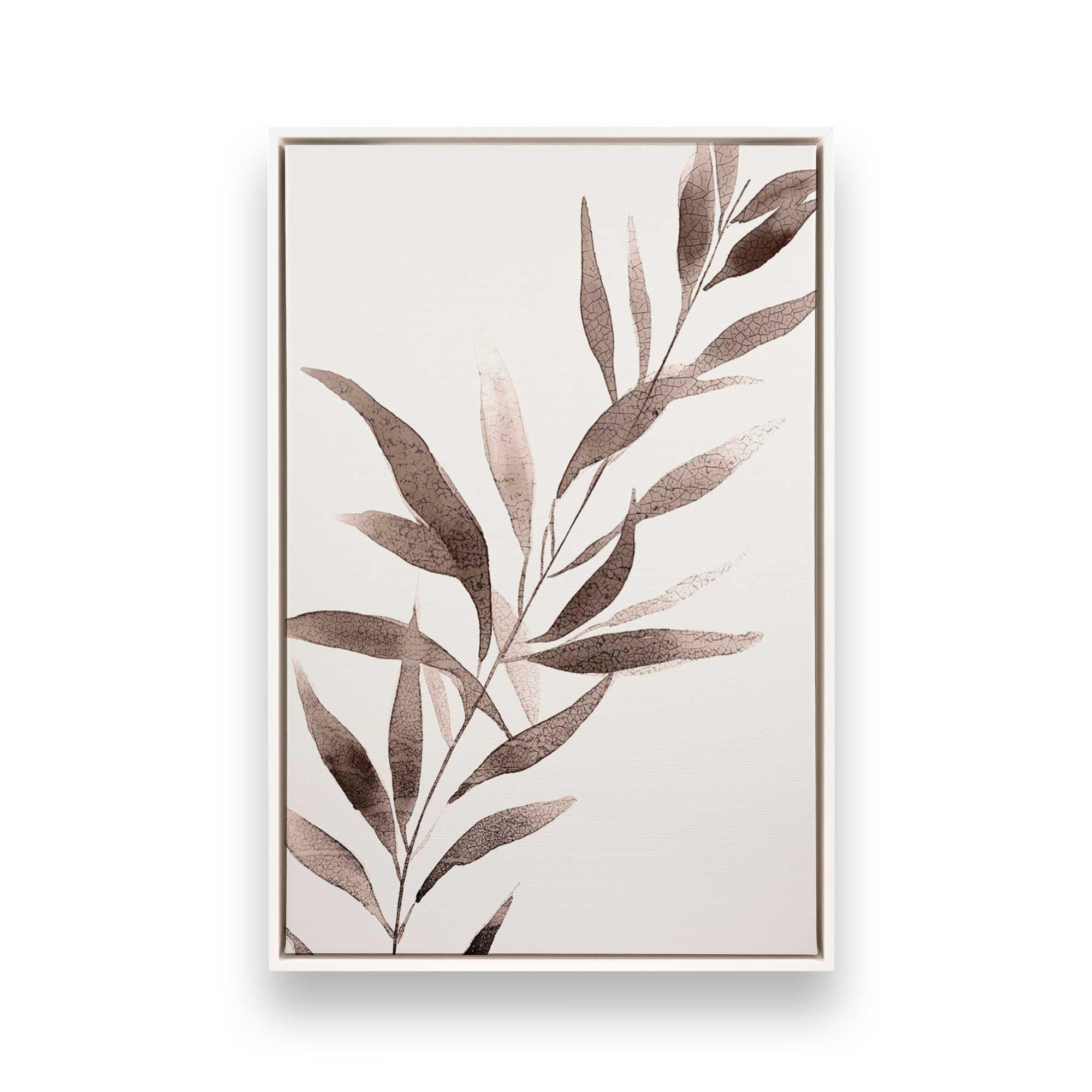 36" x 24"(set of 3) Elegant Sepia and White Botanical Wall Art: A Timeless Addition to Your Home