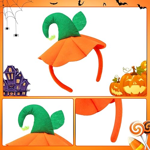 Miniatura 4 de Halloween calabaza diadema Halloween disfraz calabaza headwear