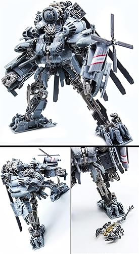 Miniatura 5 de Transformer Toy Studio Series Blackout Leader Class Helicóptero Robot Figura de acción Anime Modelo Juguetes para fans