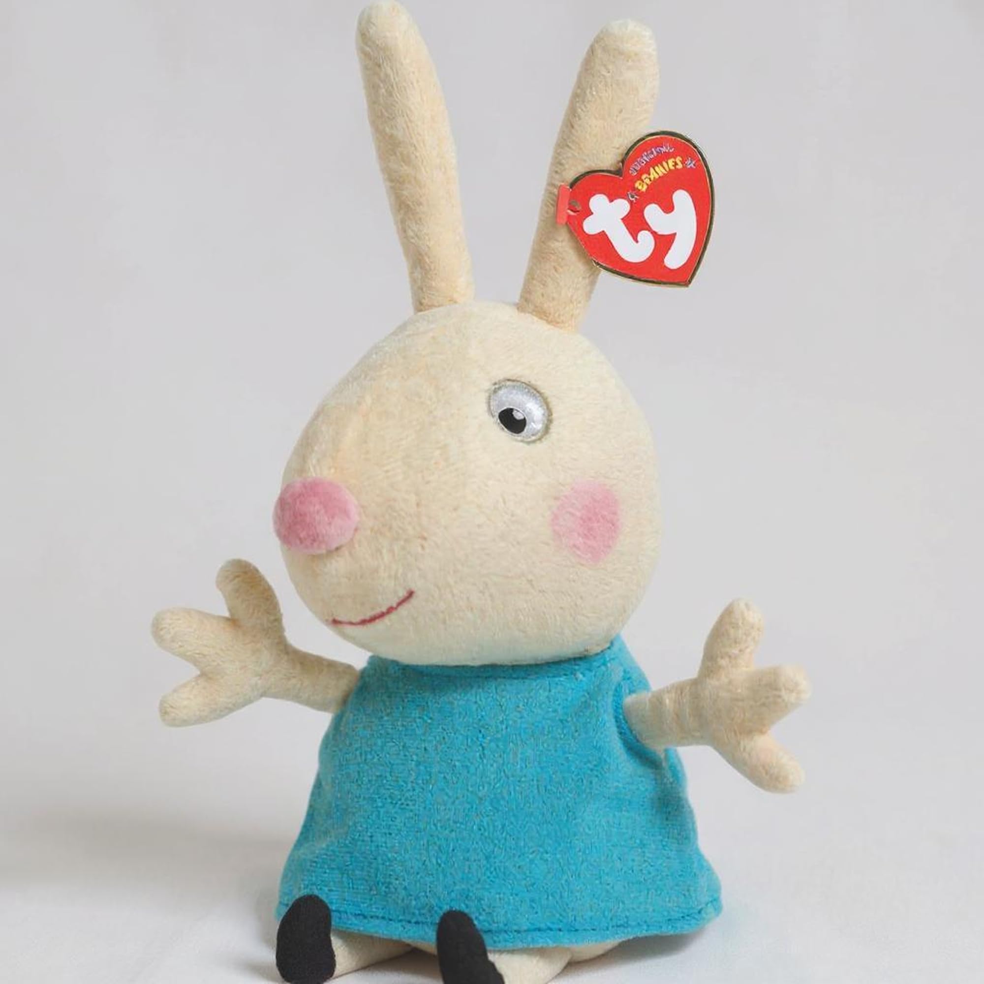 TY Peppa Pig Beanies 6-Teile-Set – Peppa, George, Rebecca, Freddy, Candy und Emily – Weiches Plüschtier für Kinder – Sammelbare Stofftier Plüschtiere – Kuschelige Spielzeuge für Kinder
