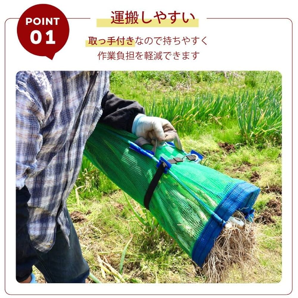 Amazon | 25枚 ネギマキネット Sタイプ 60cm×100cm ネギ 枝豆 花