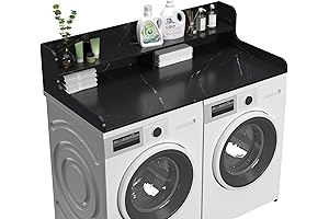 Universal Fit Shelf Over Washer and Dryer: Convert Laundry Room into a Functional Zone!