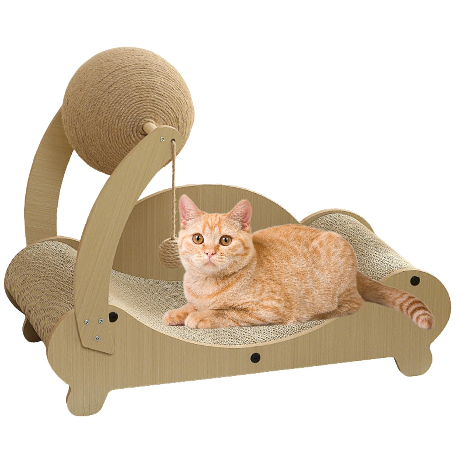 Divan à griffer pour chat d'intérieur, aire de jeu pour salon et repos