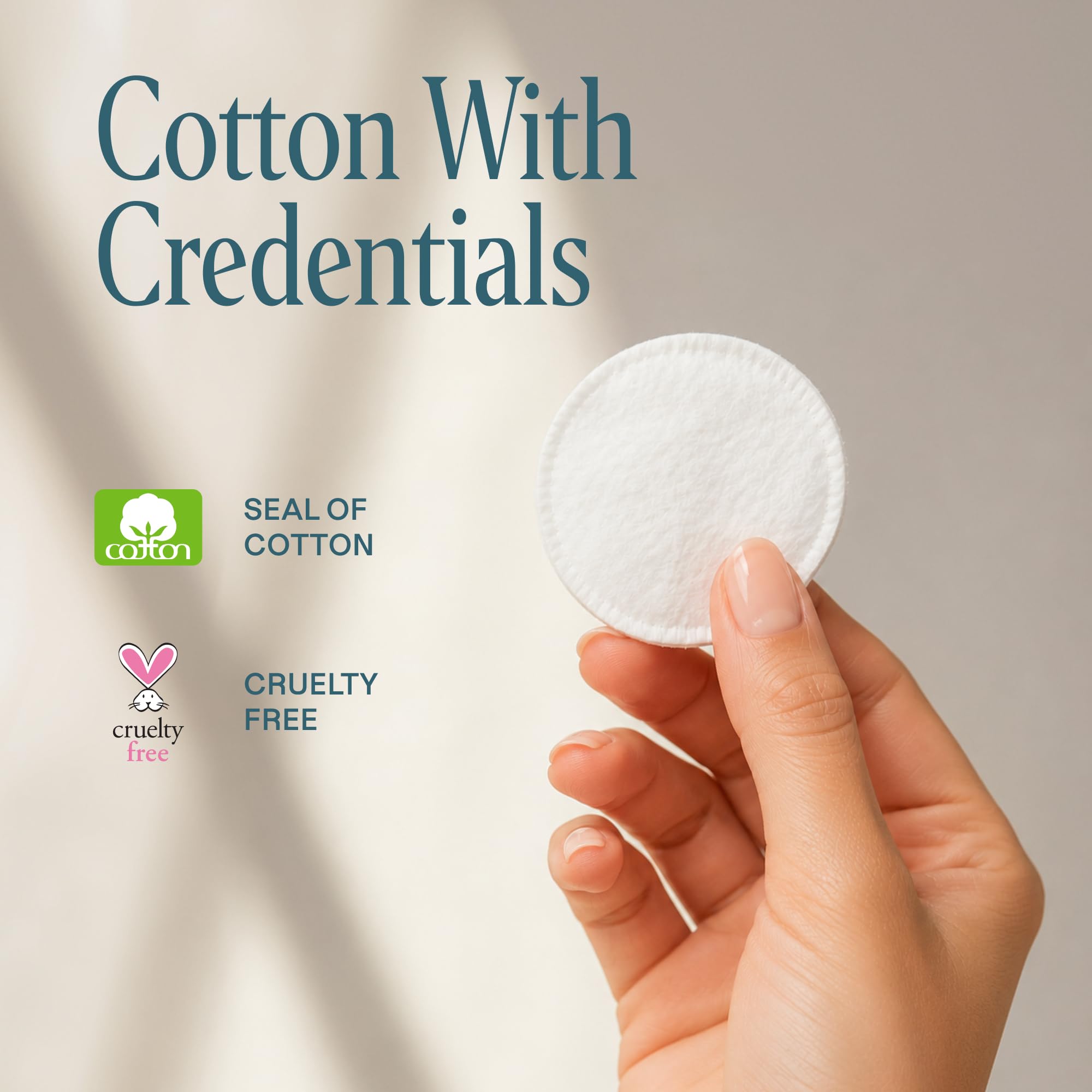 My Cotton Premium Cotton Rounds - Lint-Free Makeup Remover Pads