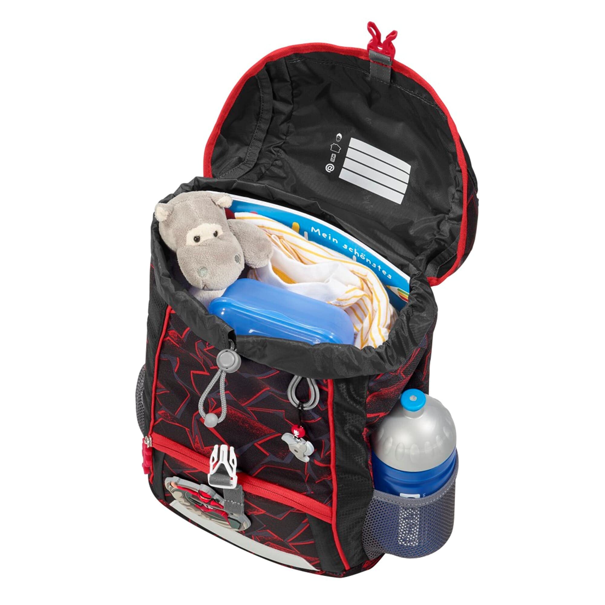 Step by Step Rucksack-Set Kid Mini-Ranzen 13 l mit Sitzkissen abnehmbarem Brustgurt