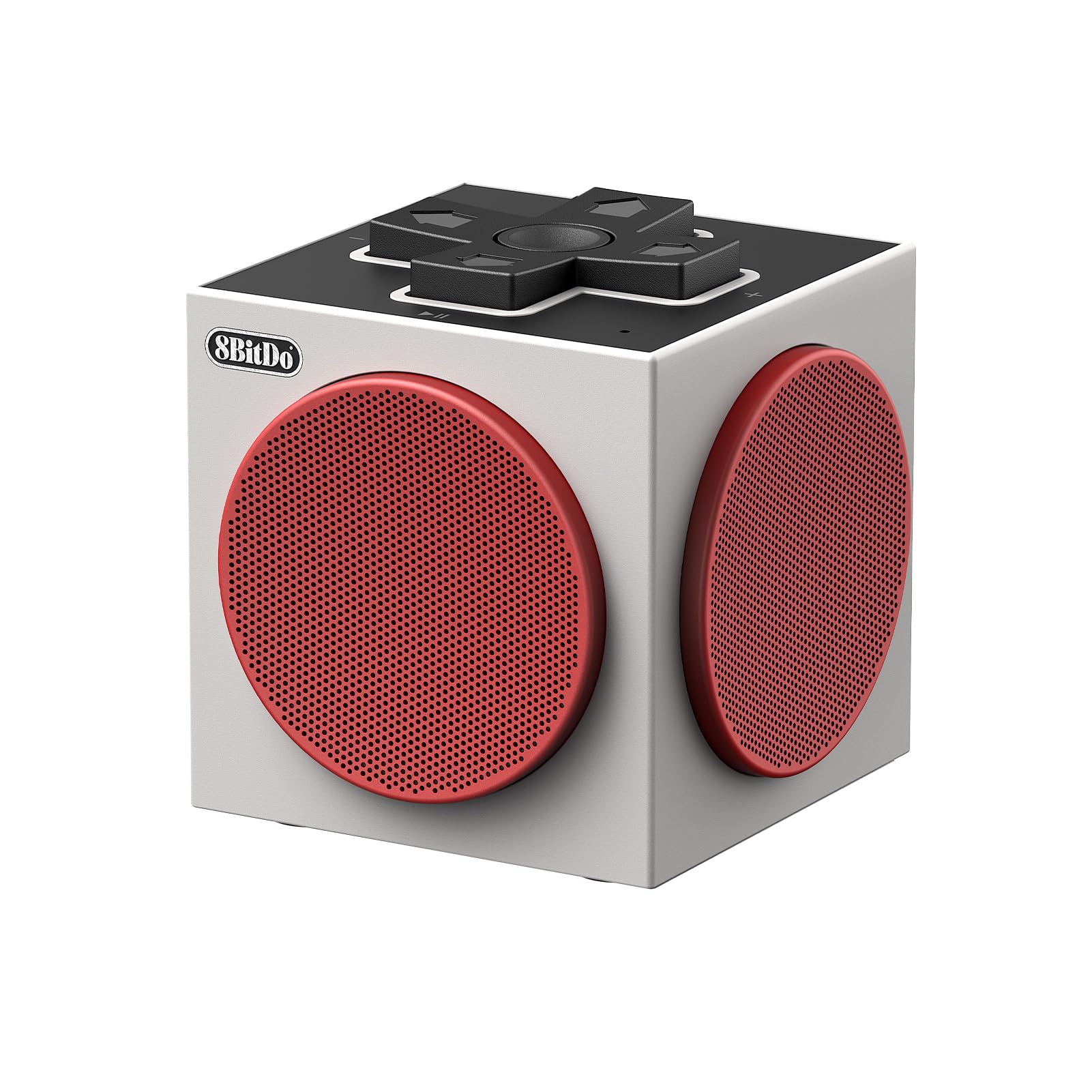 8BitDo Retro Cube 2 Speaker, Portable Bluetooth Speaker with Stereo Sound, Wireless Charging Dock, Bluetooth 5.3/2.4G/Wired USB Connections - N Edition — view 2