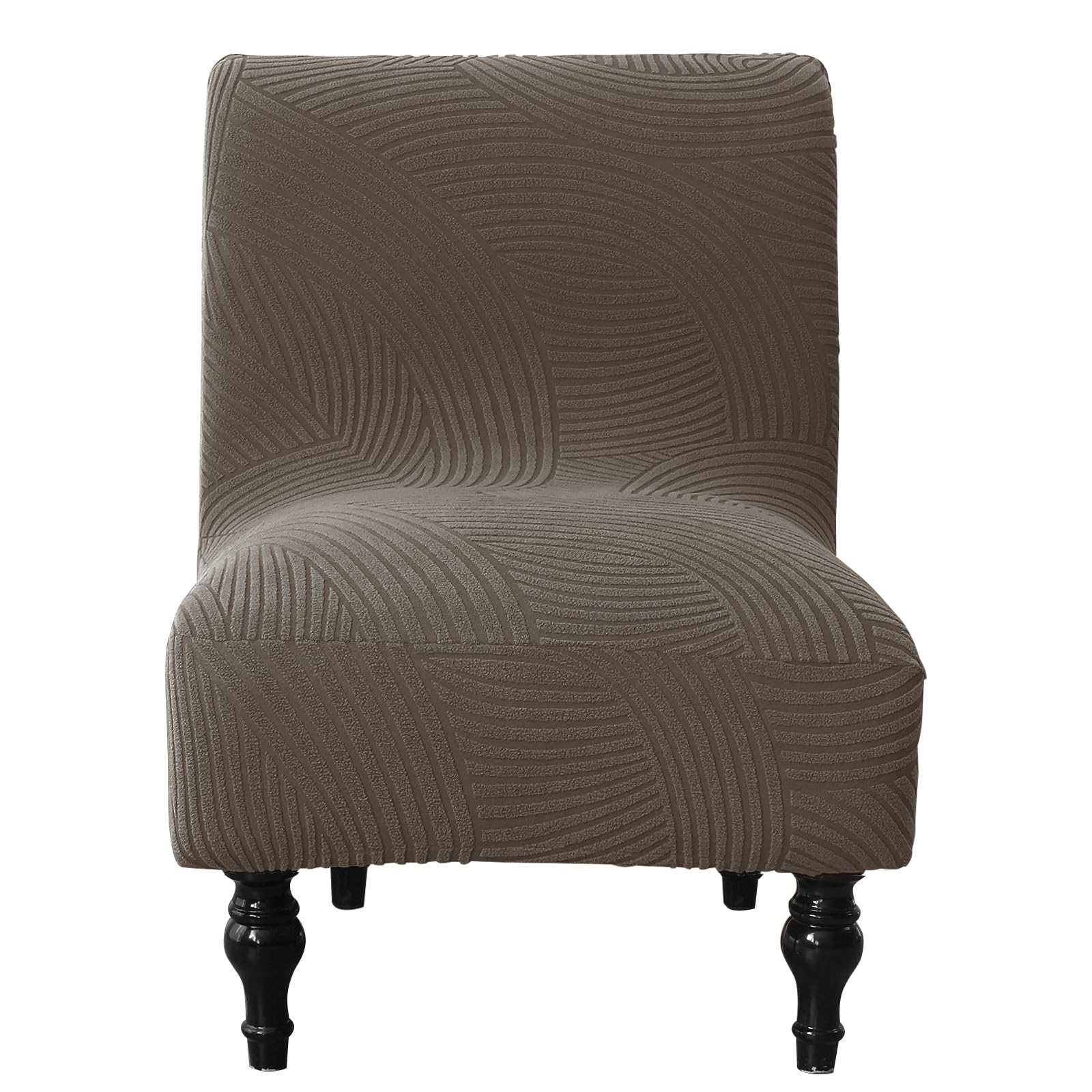 Armless Accent Chair Cover Slipcover for Living Room,Coffee