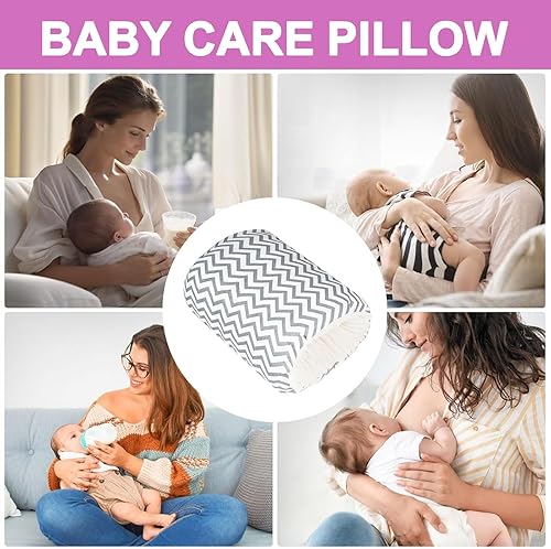 Miniatura 5 de Almohada de brazo de alimentación para bebés, almohadas de lactancia materna para bebés, almohadas de viaje para recién nacidos