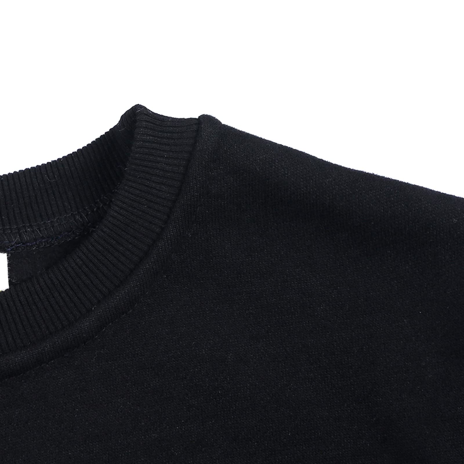 Generisch Sweat-shirt pull polaire top coat bébé plus haut uni
